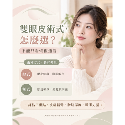 縫雙眼皮與割雙眼皮差別 縫雙眼皮與割雙眼皮差別在哪?醫師解析優缺點、維持時間與選法